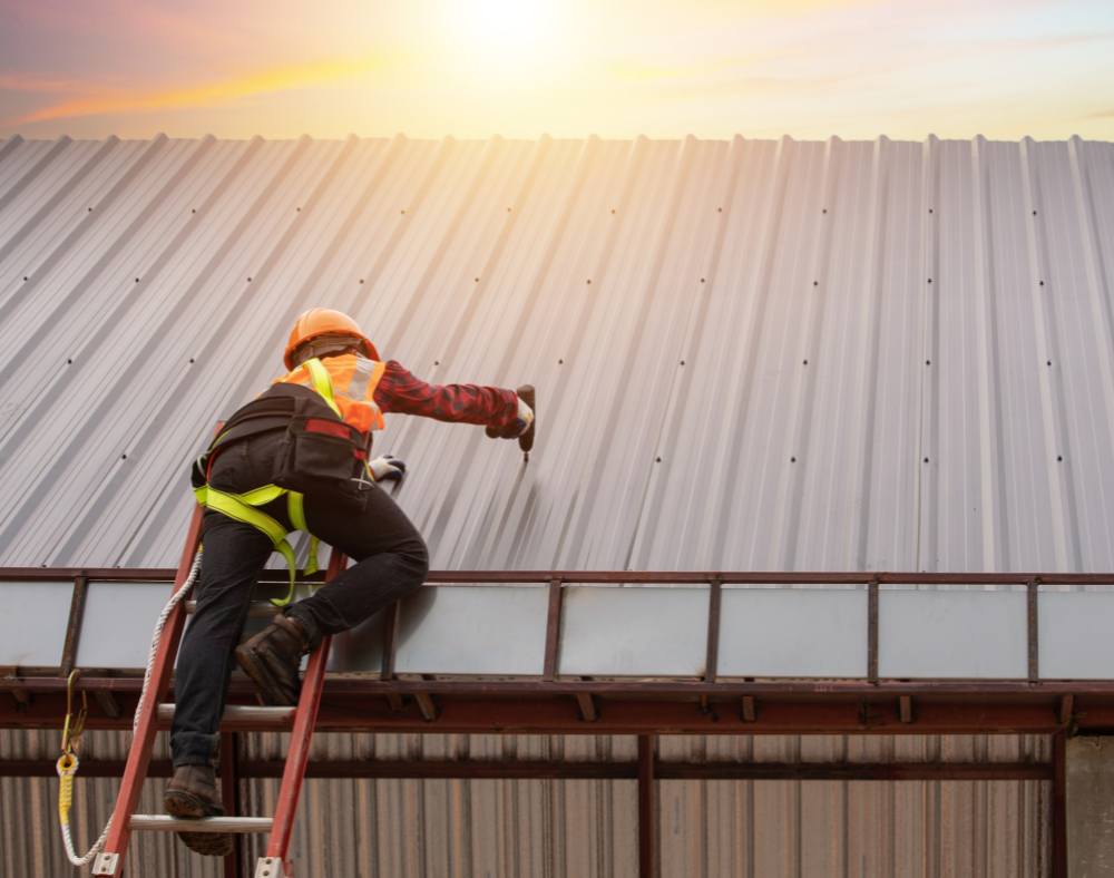 Metal roofing and solar panels installation by Go In Pro Construction in Denver, Colorado