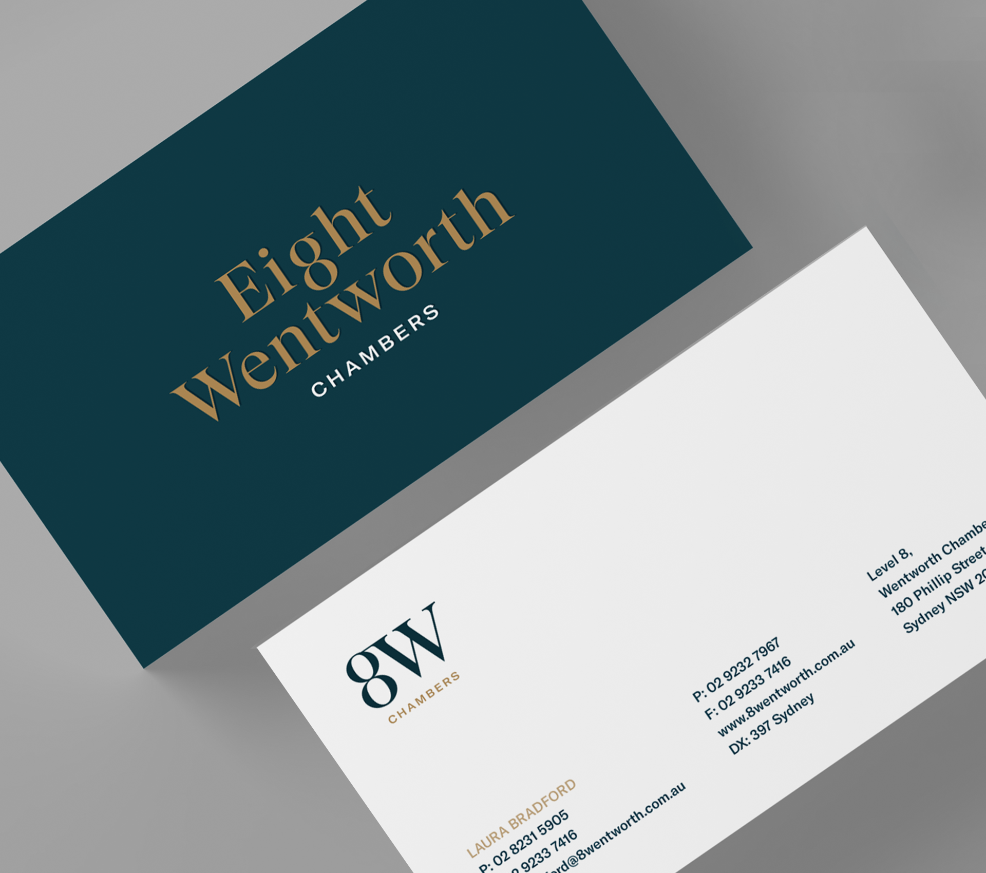 8 Wentworth Chambers - Business Card