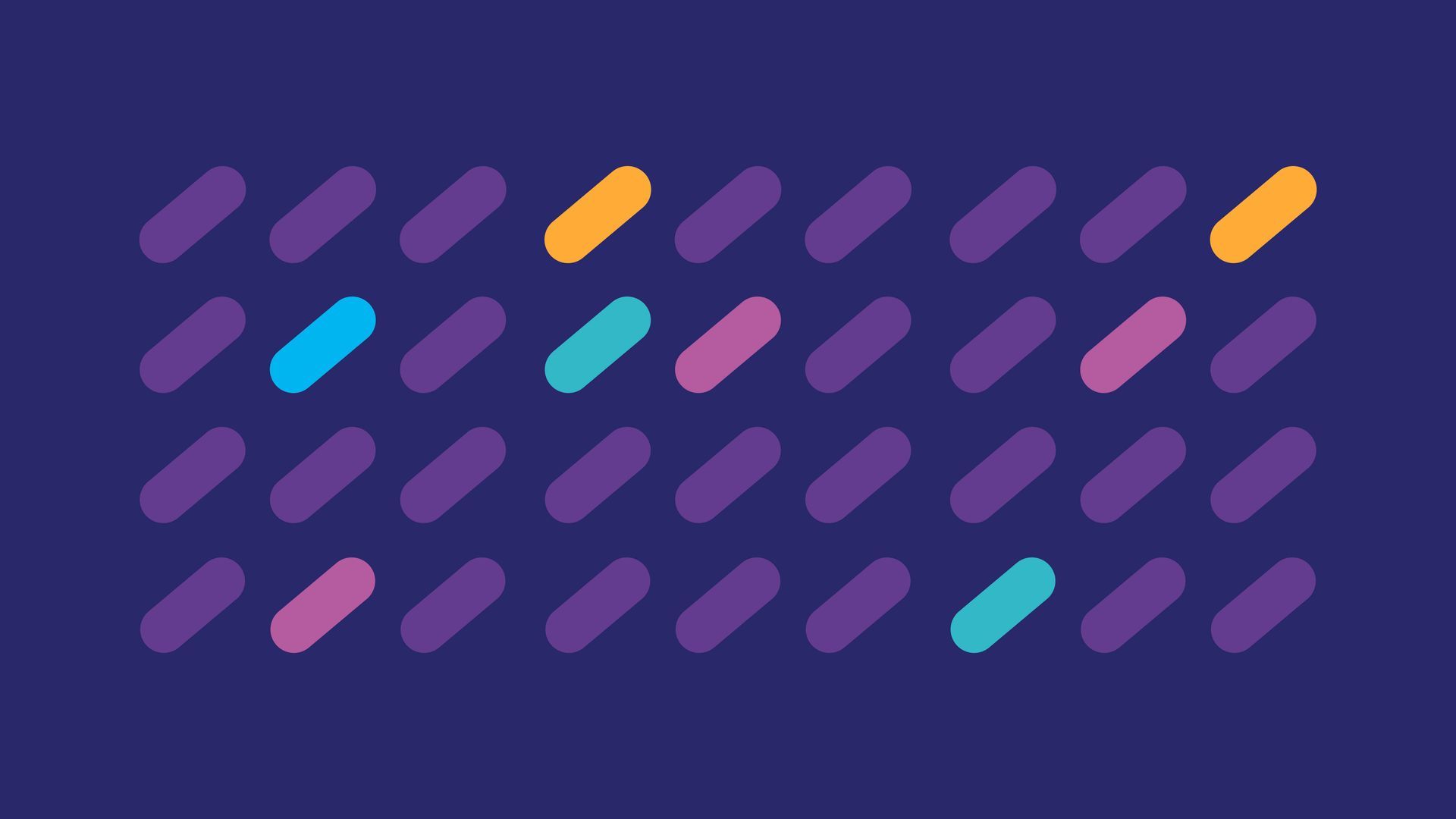 a pattern of purple and blue dots on a purple background .