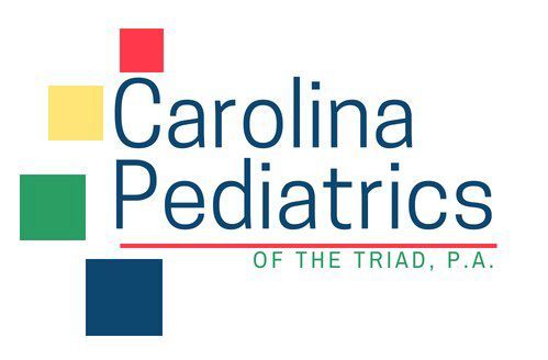 The logo for carolina pediatrics of the triad p.a.