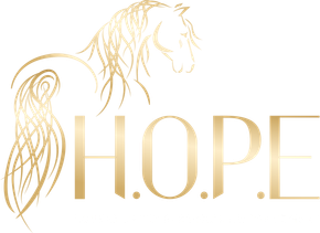 H.O.P.E. Horses Offer Personal Empowerment Logo
