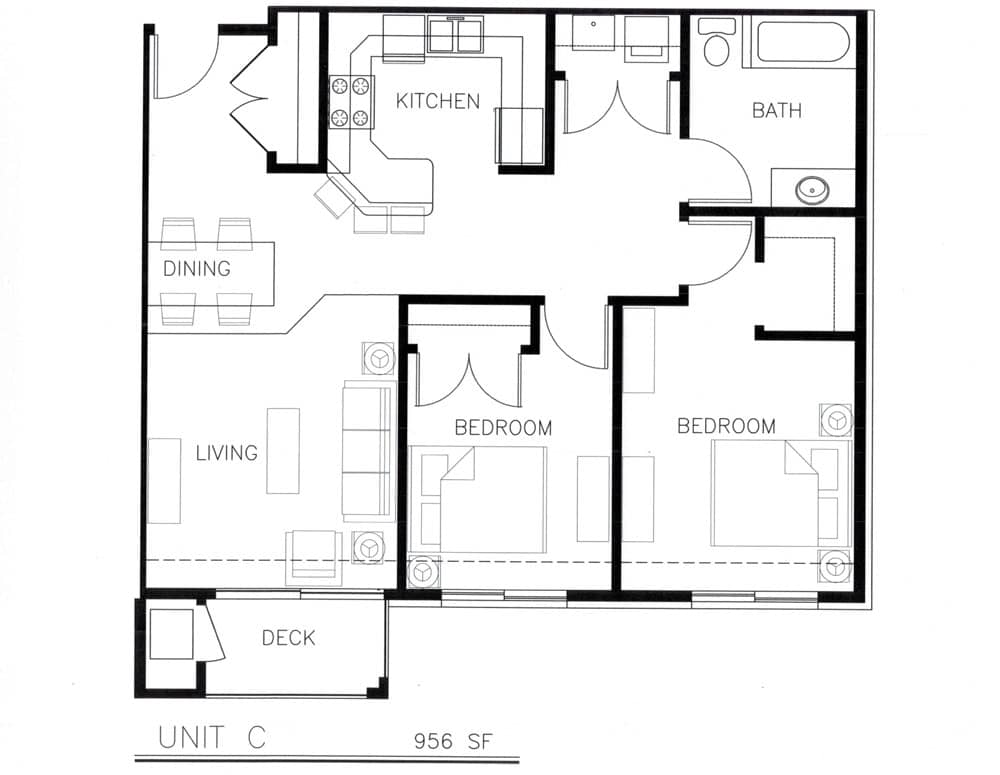 Courtwood Village II Floor Plan