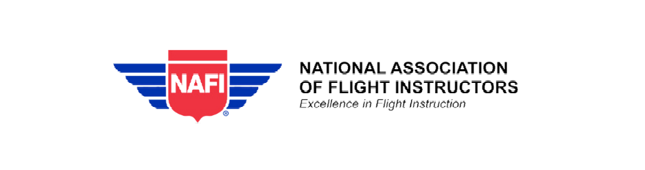 The logo for the national association of flight instructors