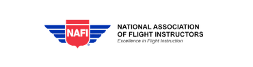 The logo for the national association of flight instructors