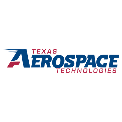 Texas aerospace technologies logo on a white background