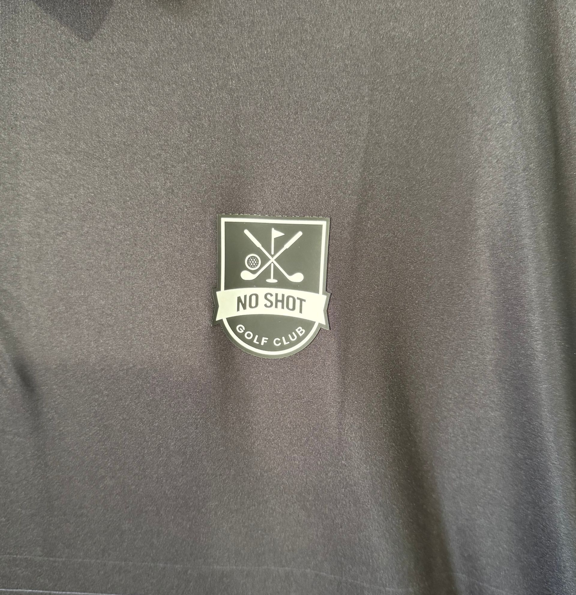 Black &White Transition Fade Polo – Premium Golf Shirt | No Shot Golf Club