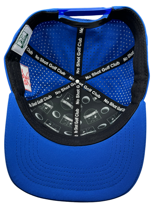 Royal Golf Club Vented Lightweight Stitched Patch Strap-on Golf Cap Hat Royal Links Golf And Country Club Hat Cap Adjustable Strap  main image 3