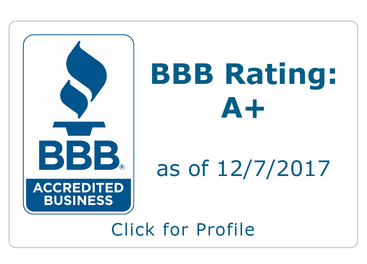 BBB Rating A+ for Greg Walker Roofing & Remodeling