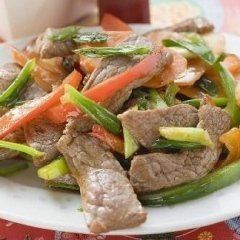 Beef with Chinese vegetables