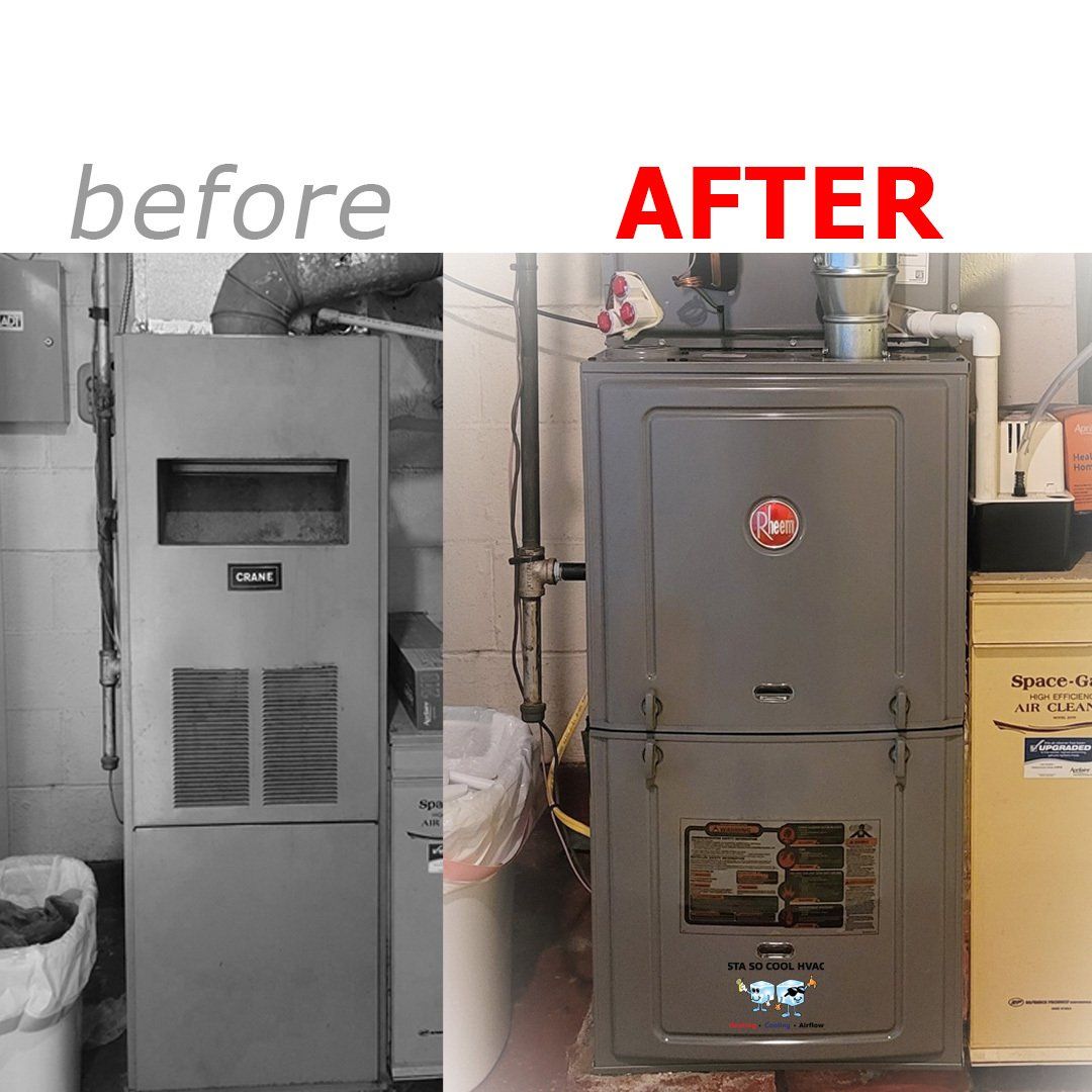 Before And After Rheem — Sewickley, PA — Sta So Cool HVAC