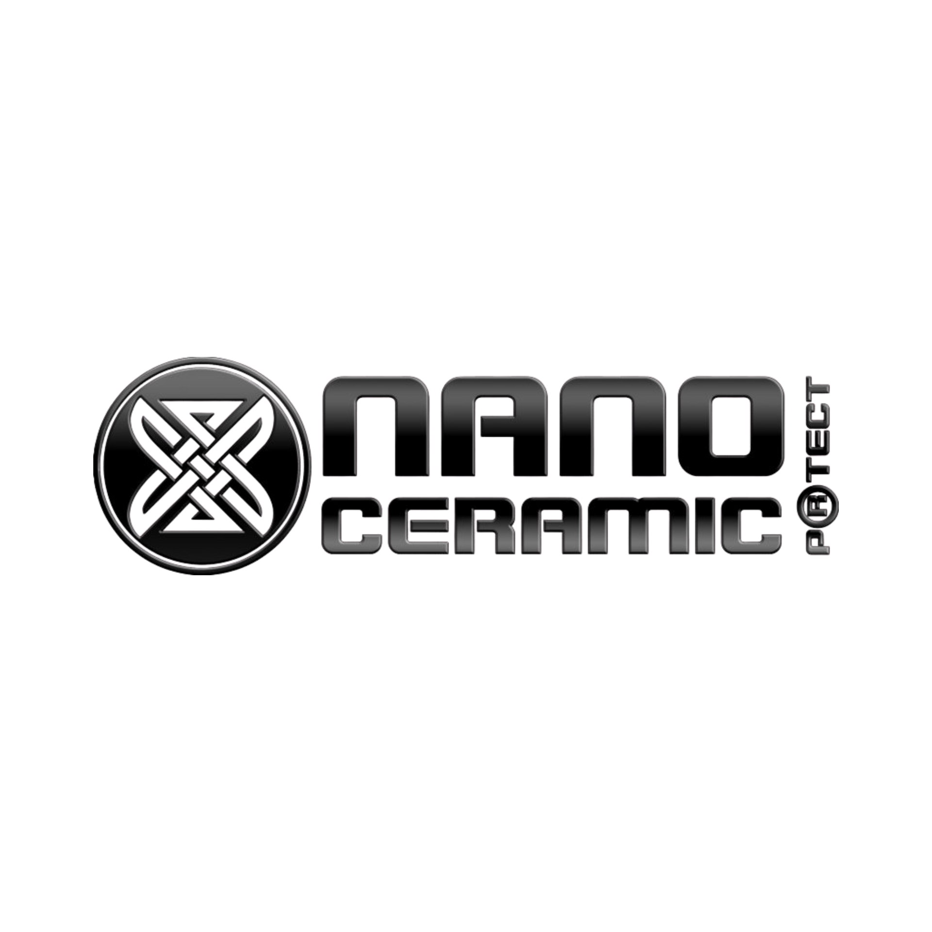 Logo for Nano Ceramic Protect, a product with a stylized Celtic knot and text.