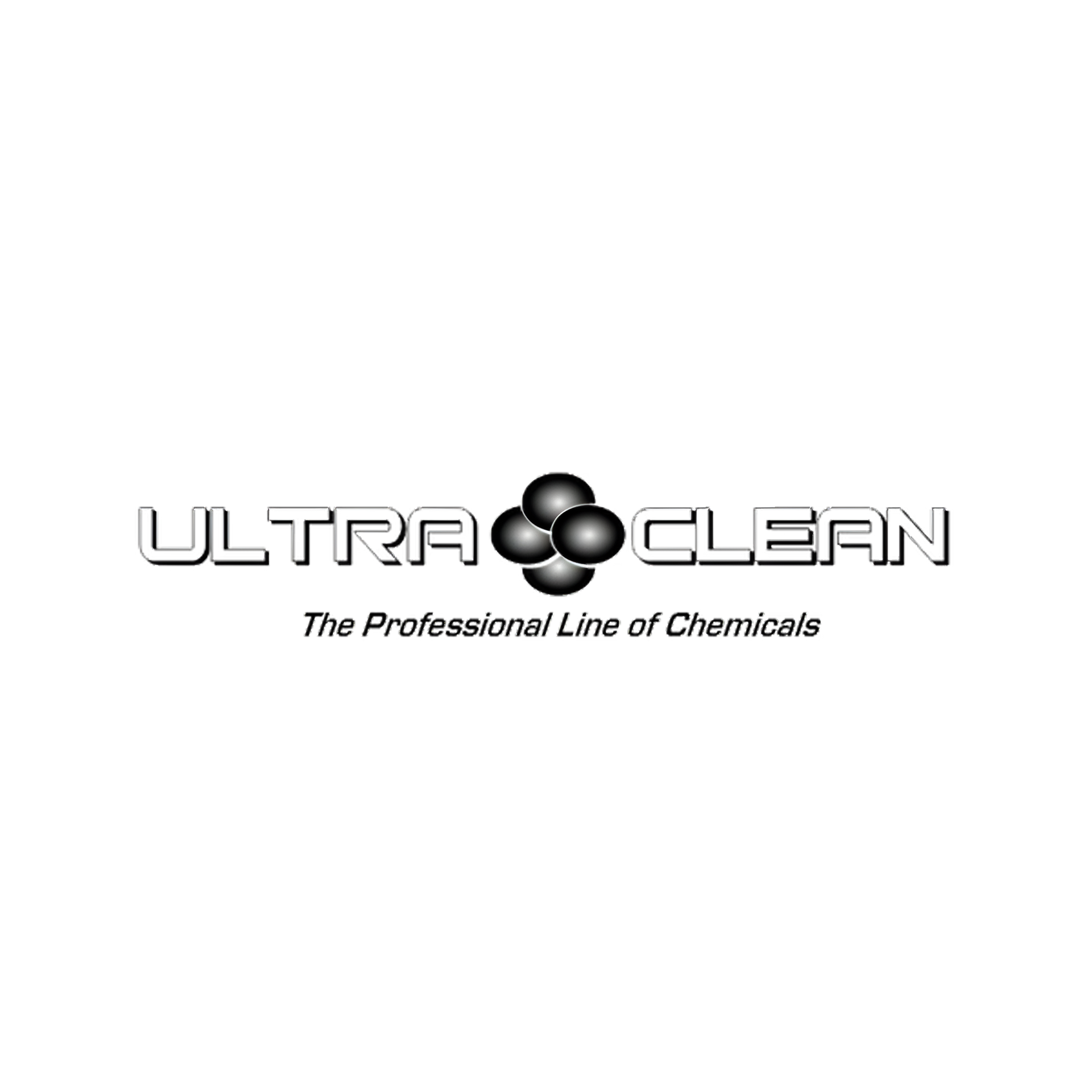 Logo: "ULTRA CLEAN" with a stylized molecule design; tagline reads "The Professional Line of Chemicals."