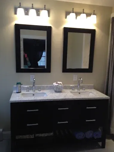 Bathroom remodeling plumbing work by Just Professional Plumbing in Clio MI