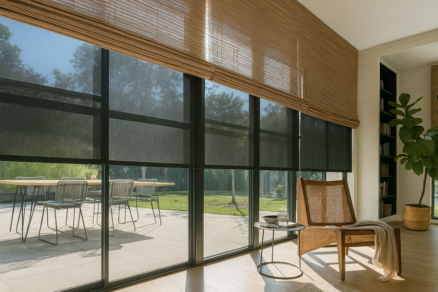 Layering Window Treatments