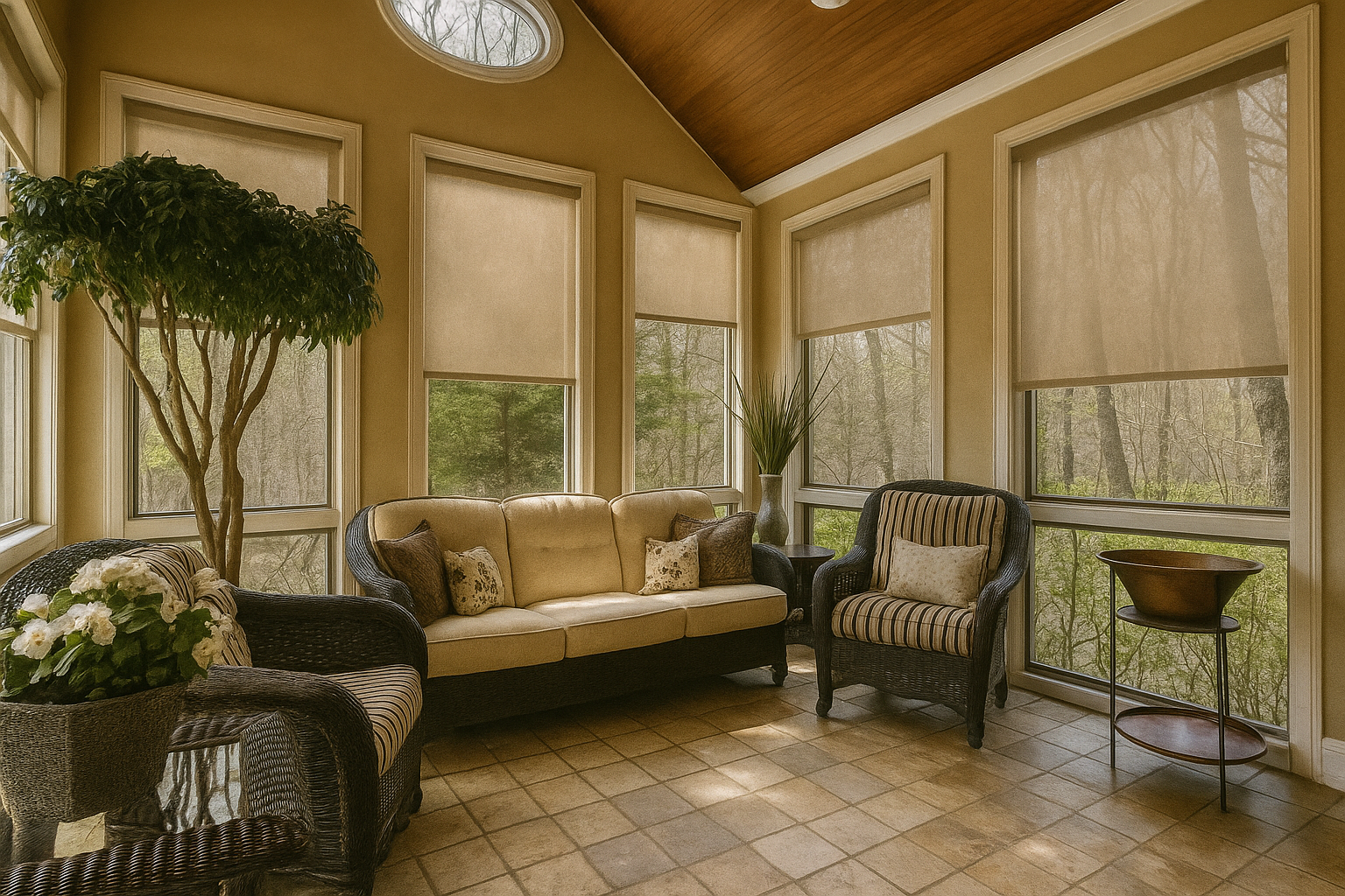 Privacy Solutions for Sunrooms That Don’t Feel Closed Off