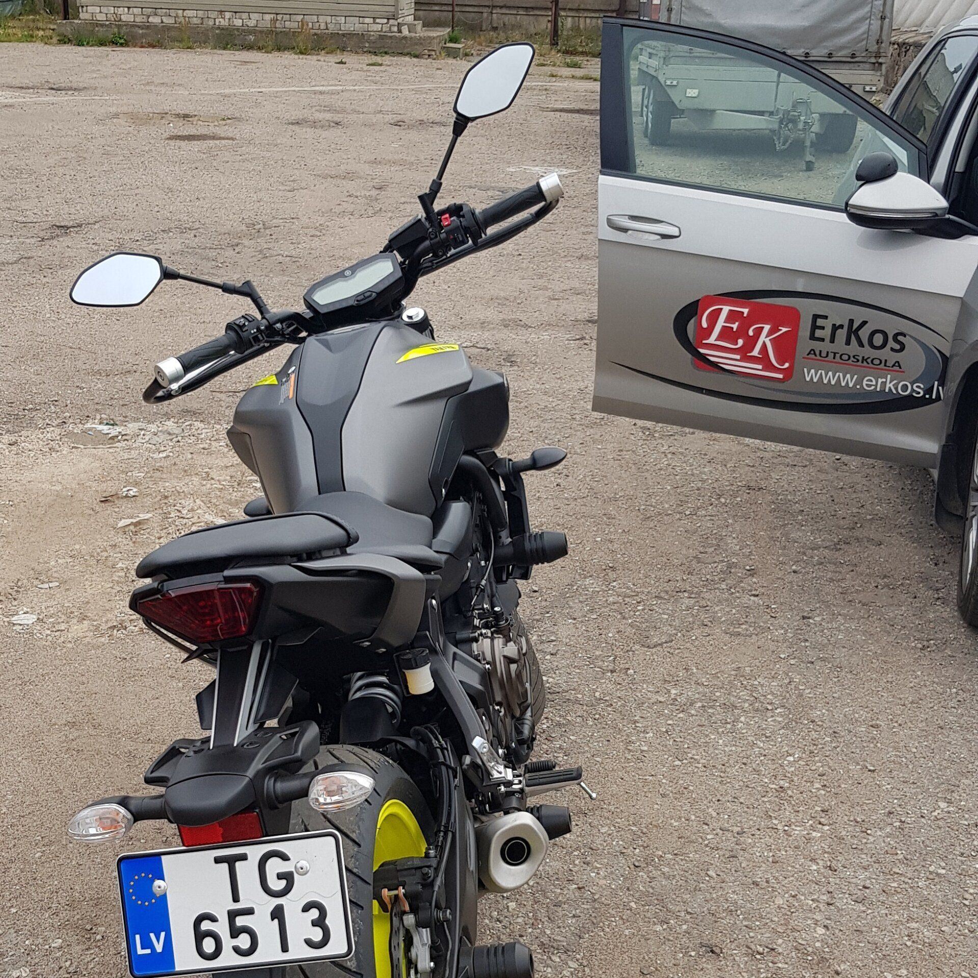 Erkos A kategorijas CSDD eksāmens