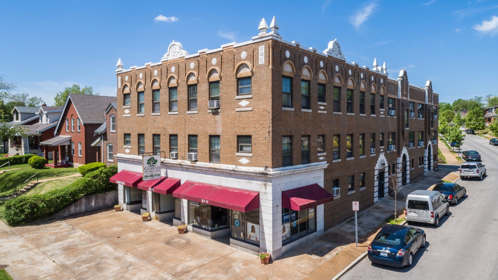 apartment building exterior