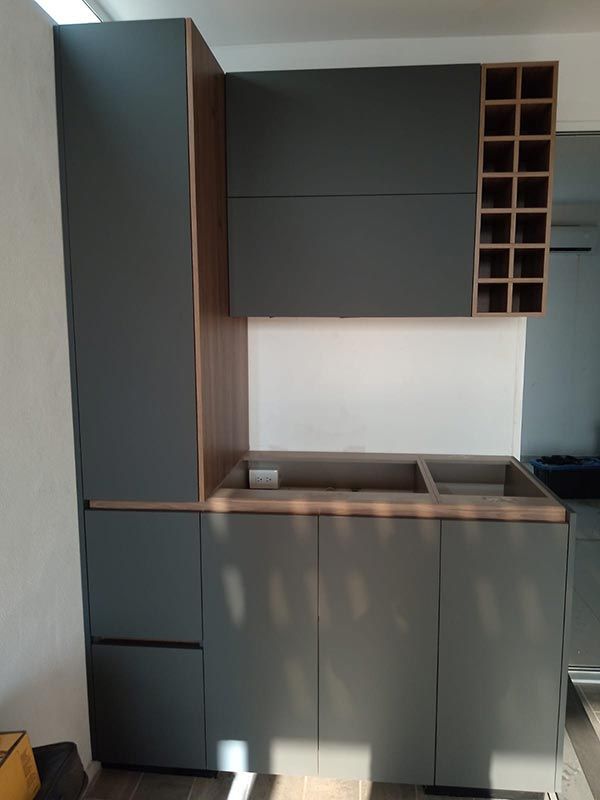 Closet modular madera laminada acabados premium