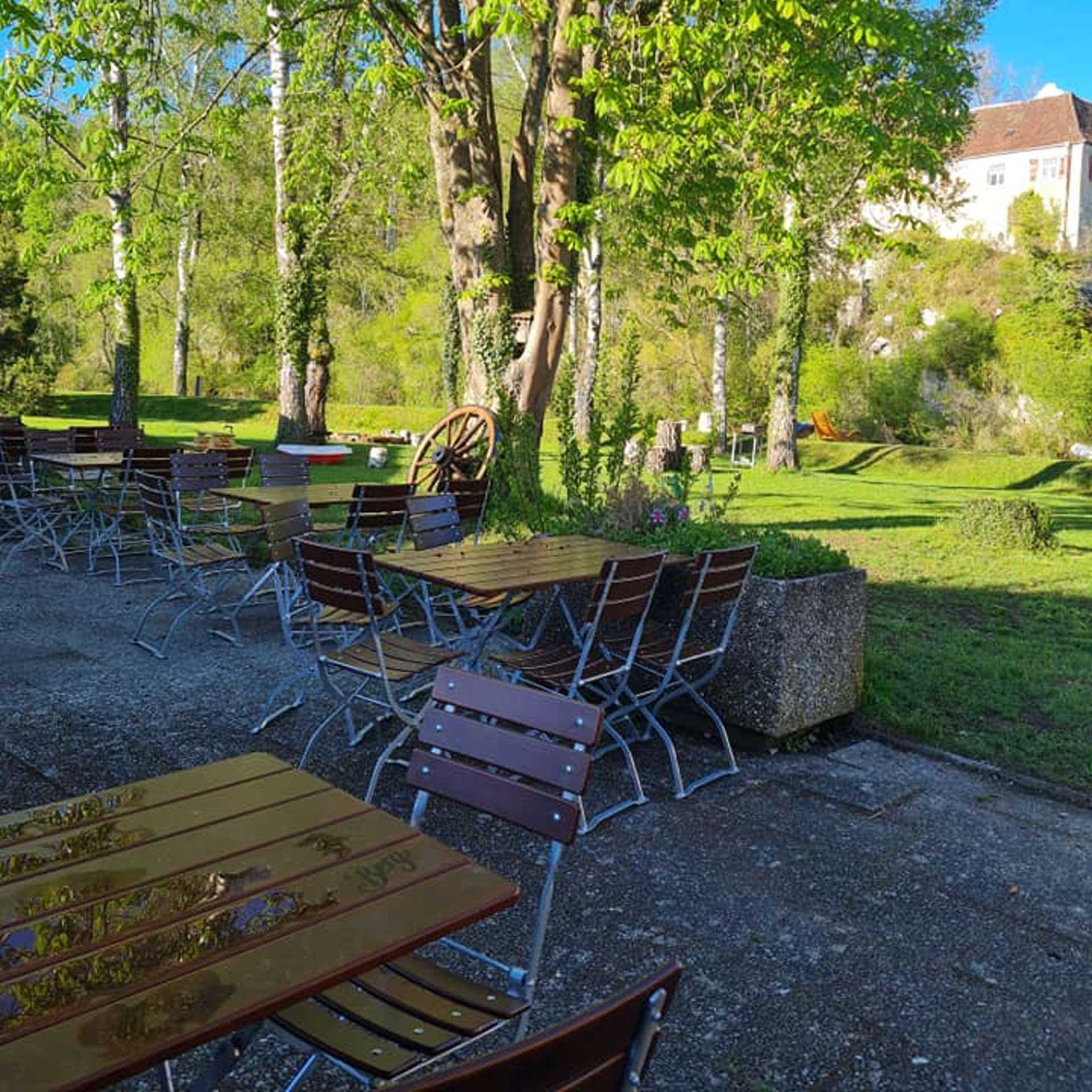 Biergarten Gasthaus zur Au, Scheer an der Donau