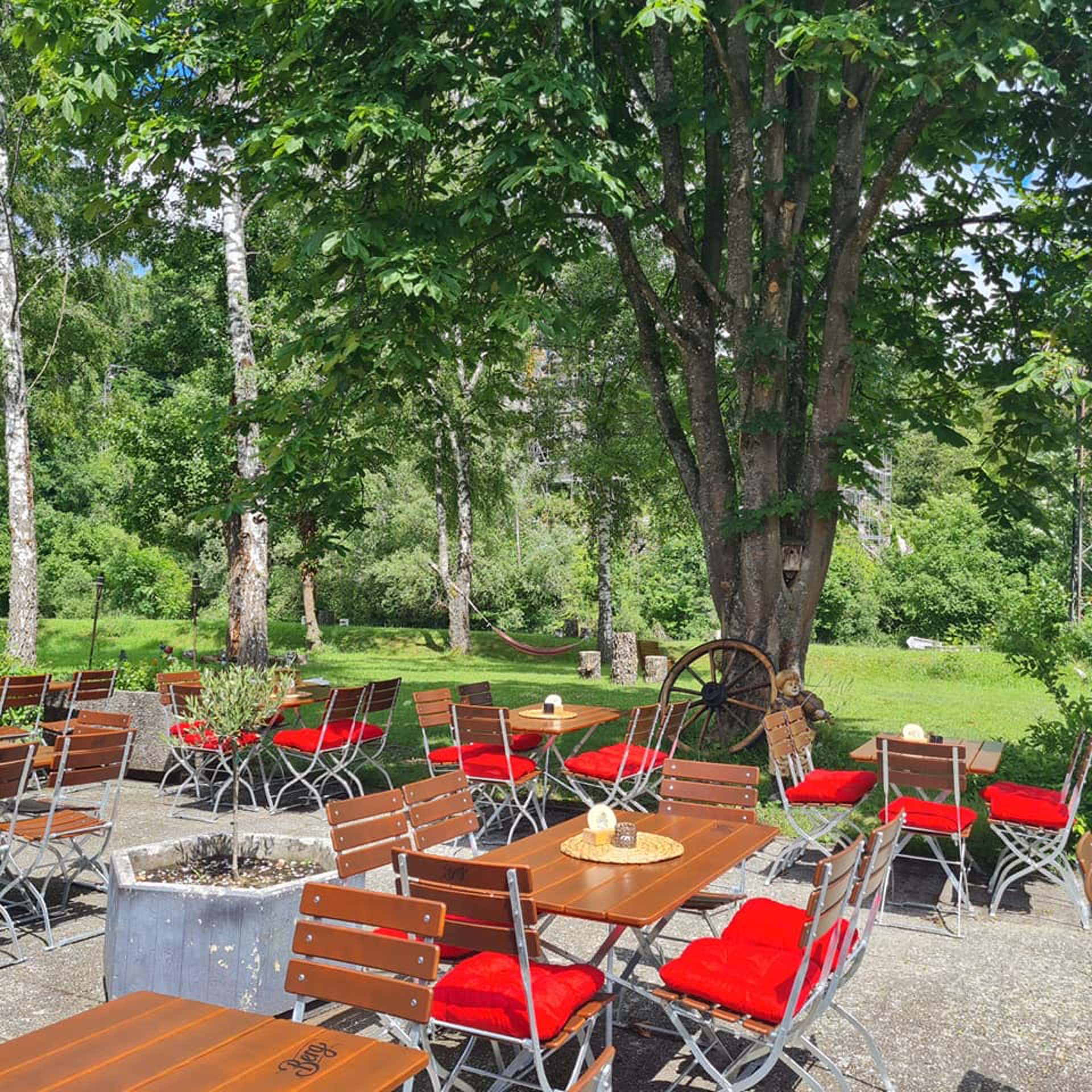 Biergarten Gasthaus zur Au, Scheer