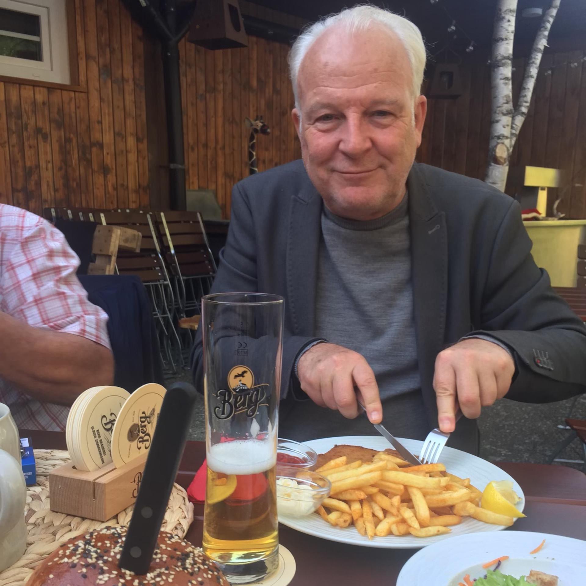 Biergarten Gasthaus zur Au in Scheer