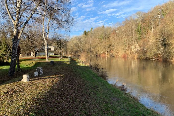 Biergarten Gasthaus zur Au direkt an der Donau