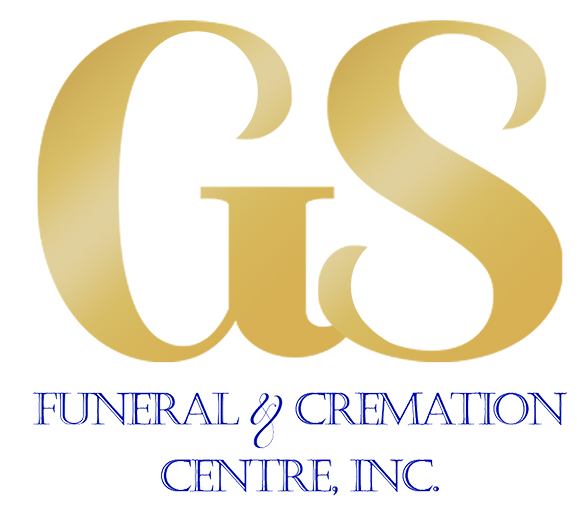 Logo for Gravenor Sipler Funeral & Cremation Centre, Inc. with gold initials 