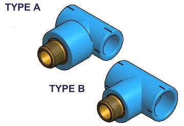 TEE FILETTATO MASCHIO
