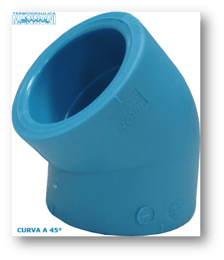 CURVA A 45°