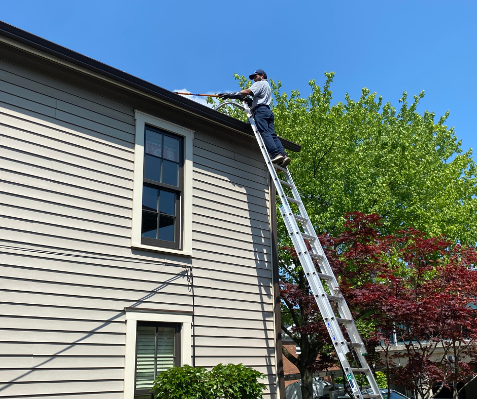 G&S Property Services performing gutter cleaning in Ann Arbor, MI