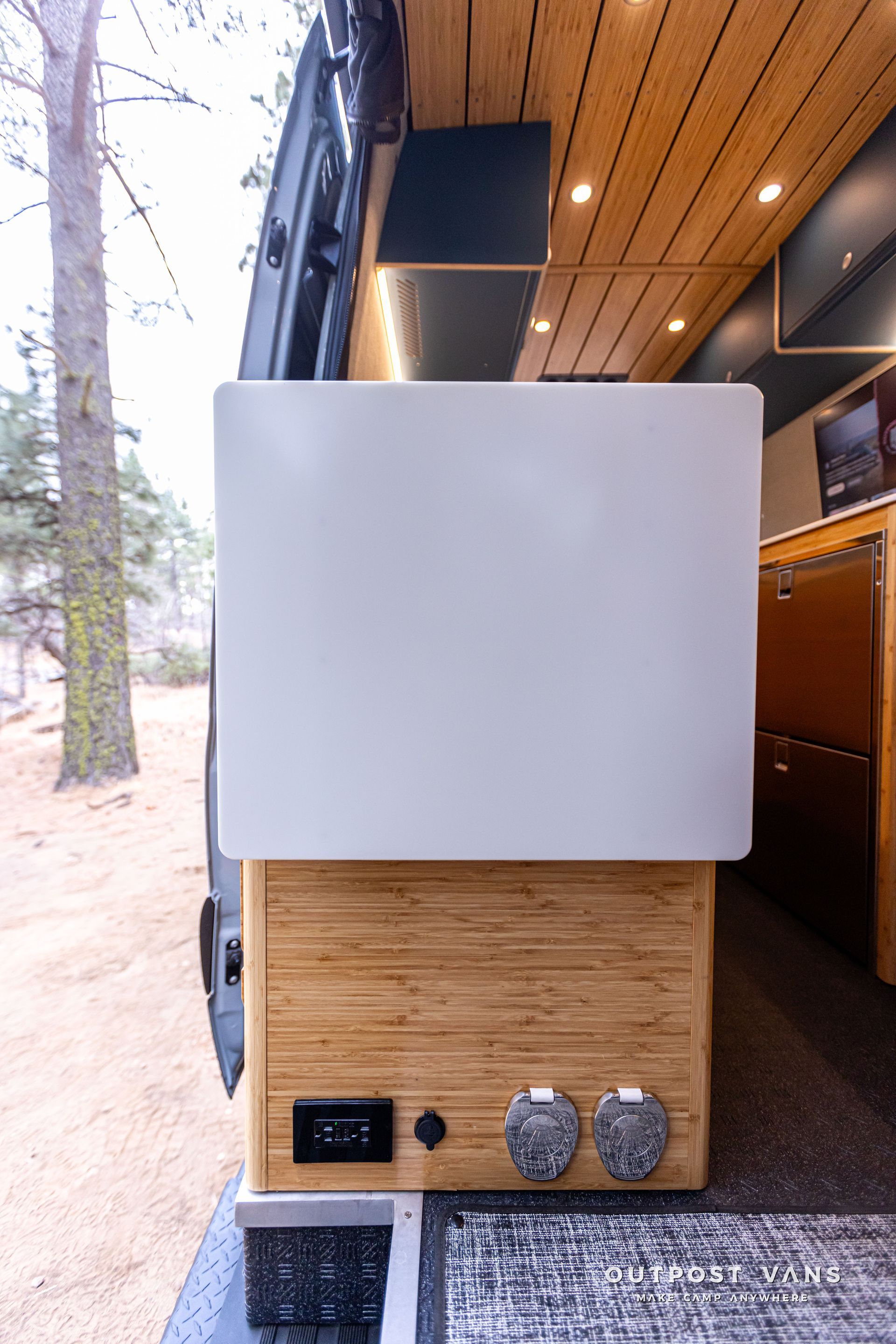 CAMPERVAN IN FLOOR SHOWER PAN