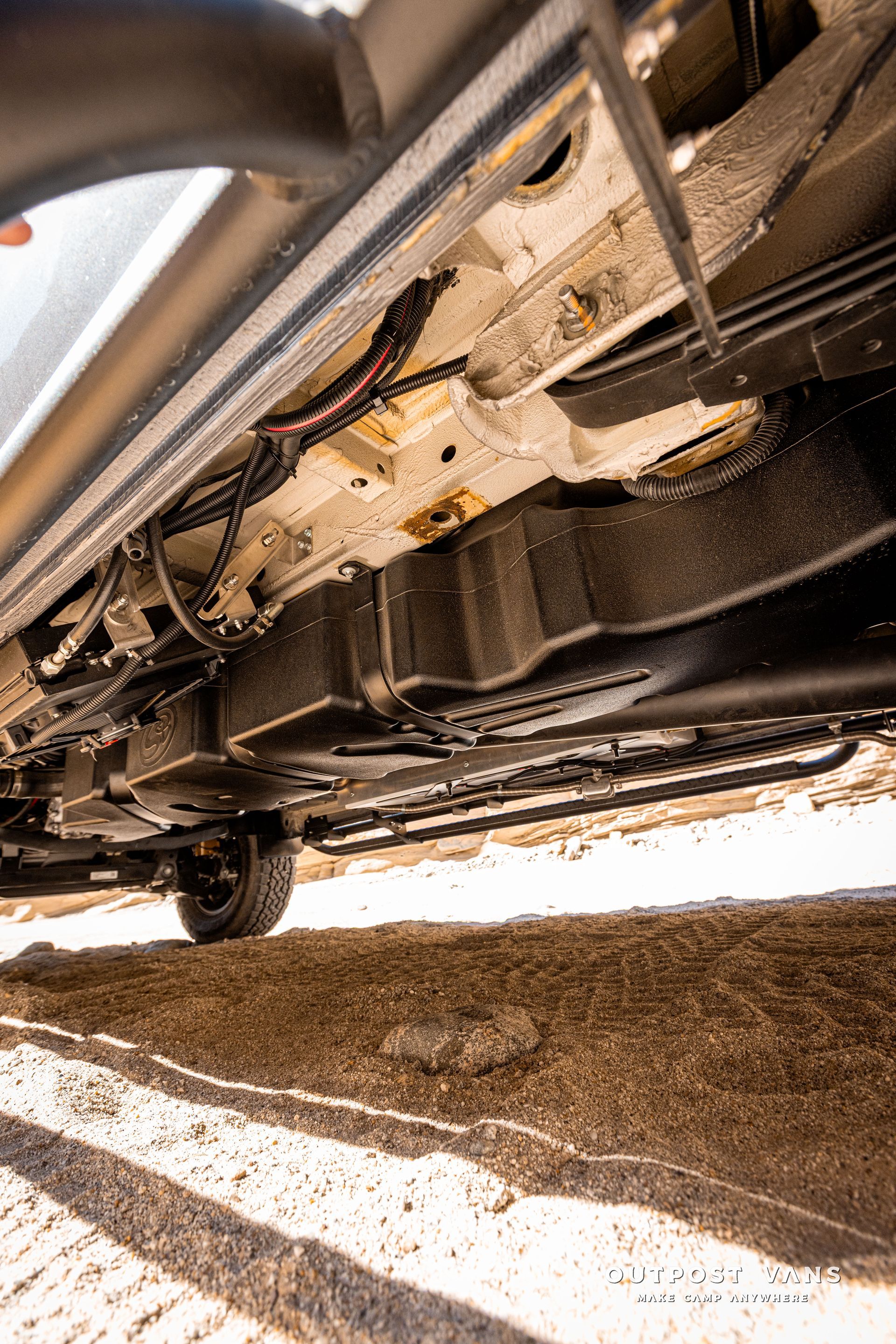 sprinter van S&B extended range fuel tank