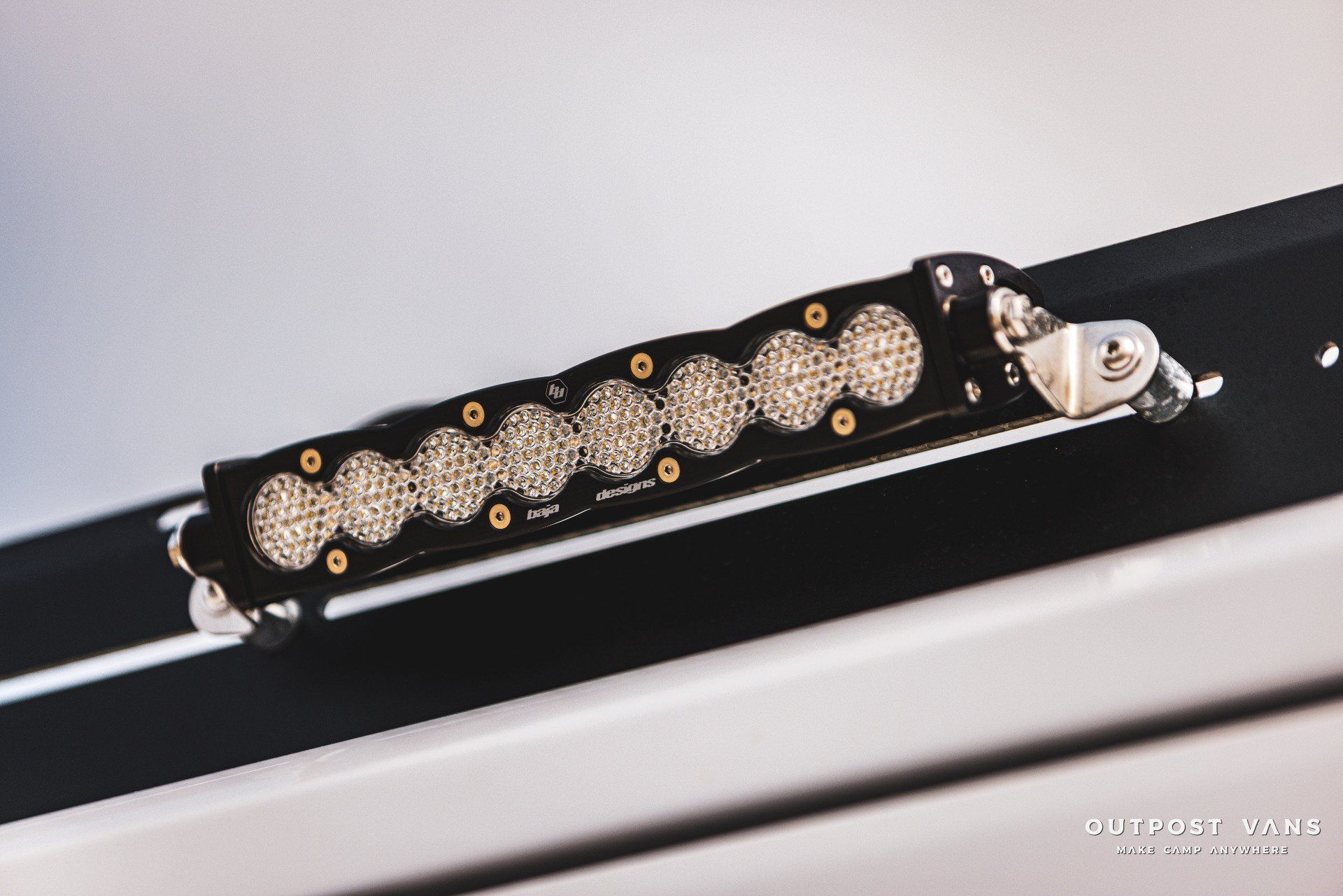Baja Designs Light Bar on Outpost Vans Promaster