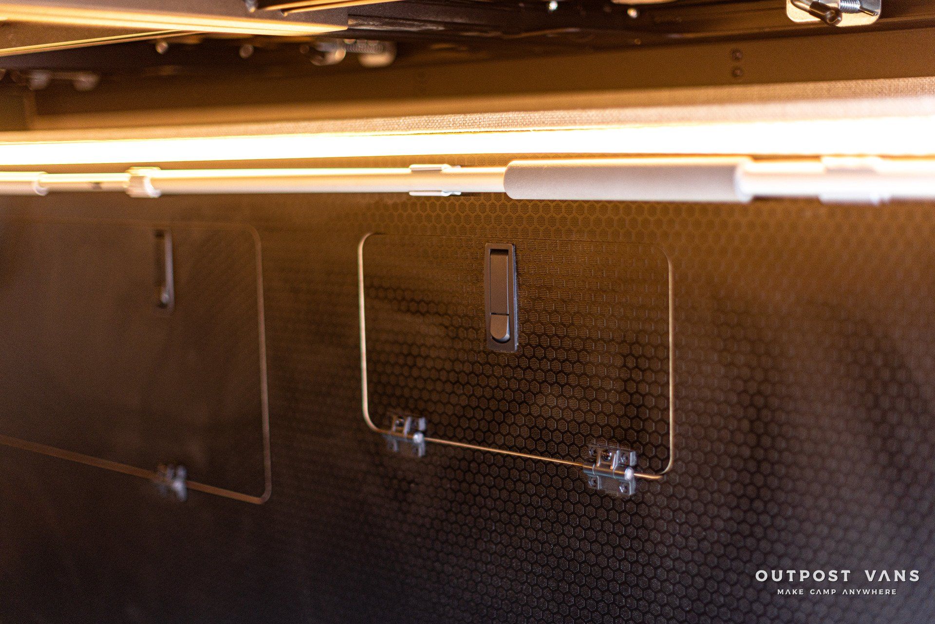 the word outpost that is on a piece of paper