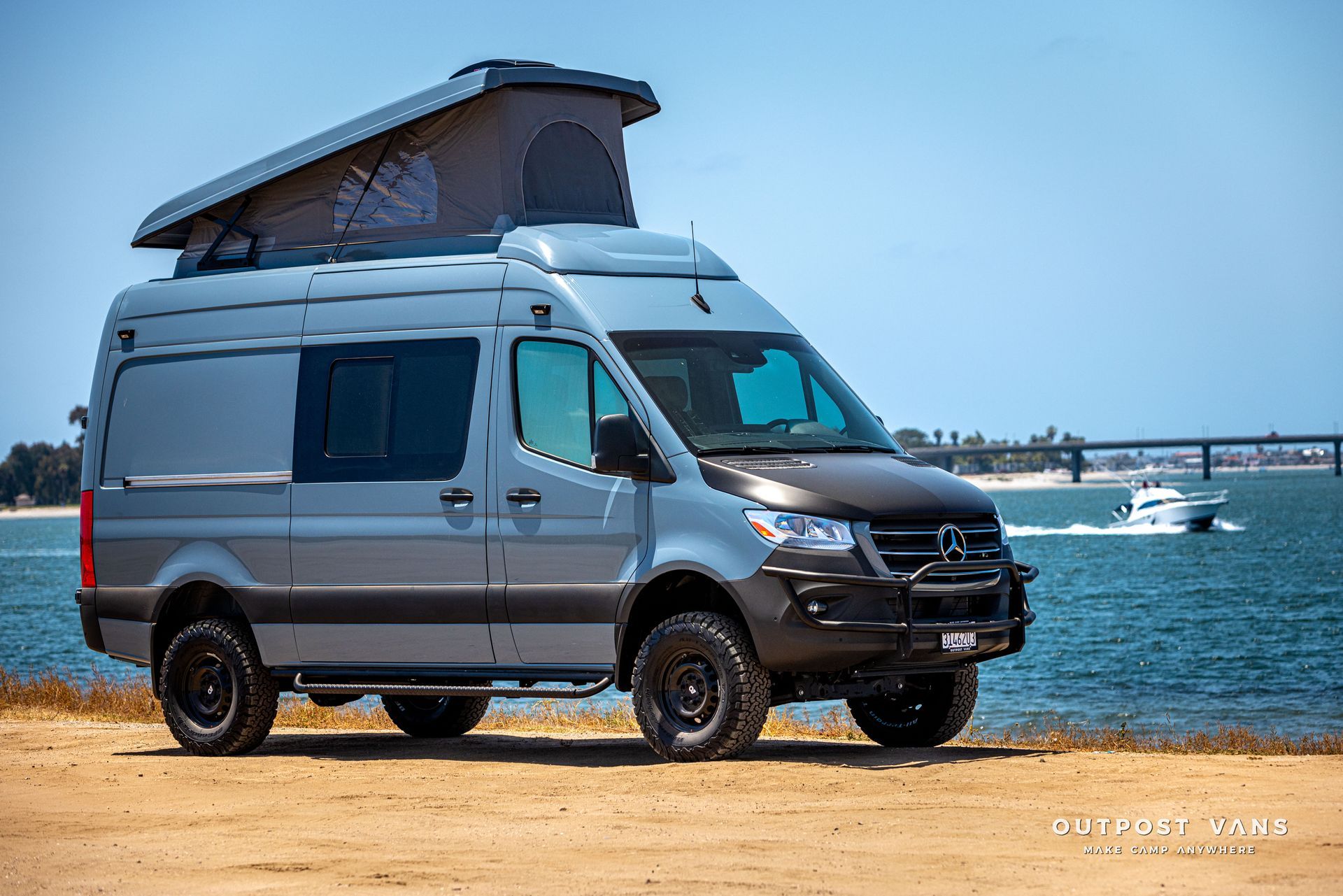 Outpost Vans at the beach in Oceanside CA