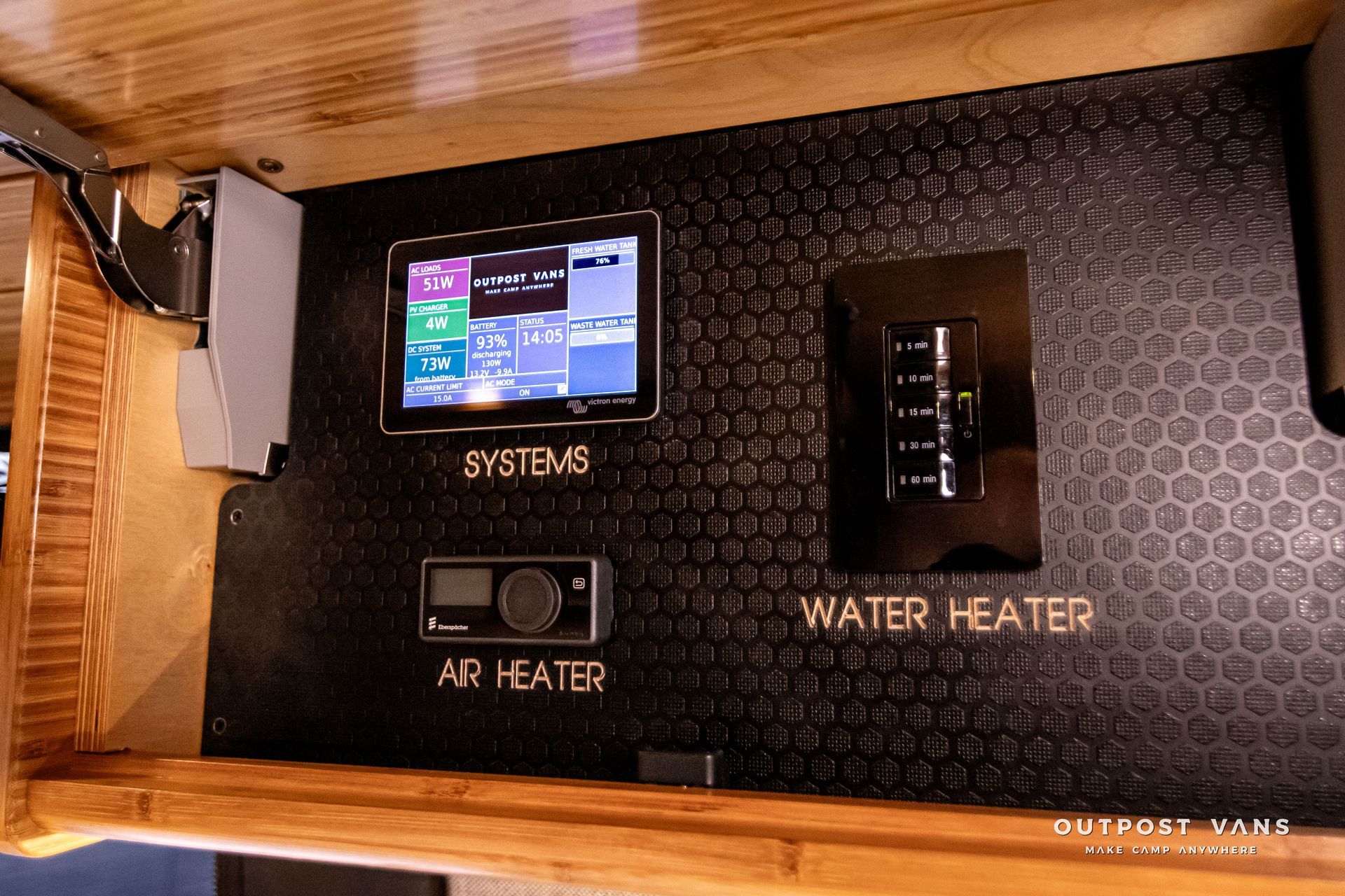 A picture of a water heater and air heater