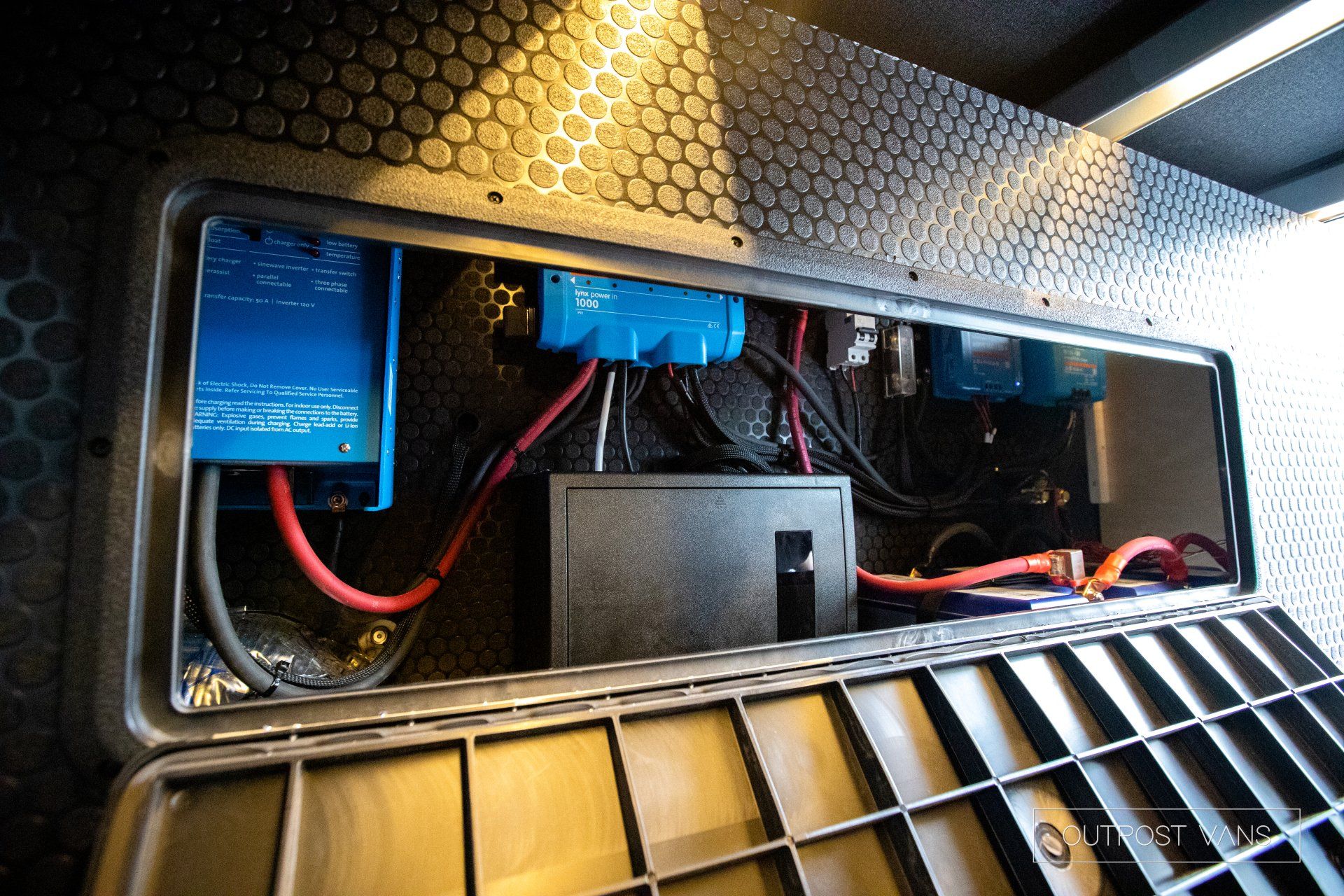 a box with a bunch of wires coming out of it