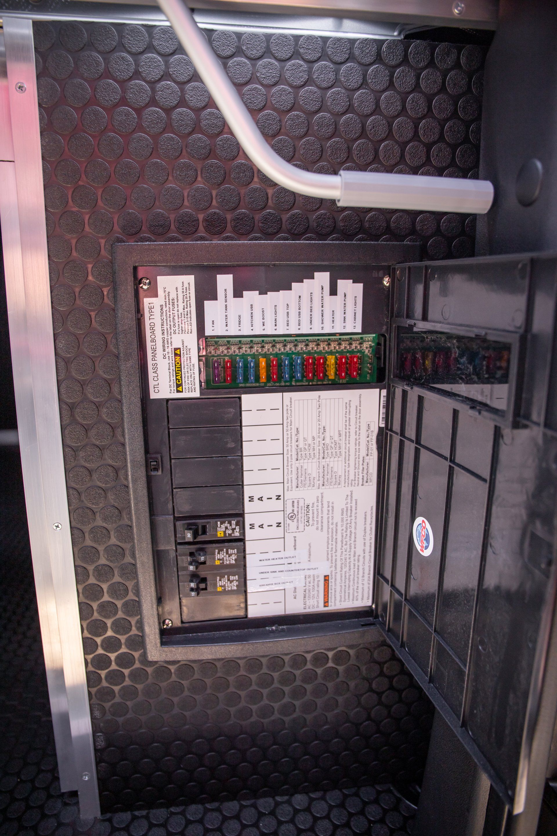 a fuse box with the word fuse on it