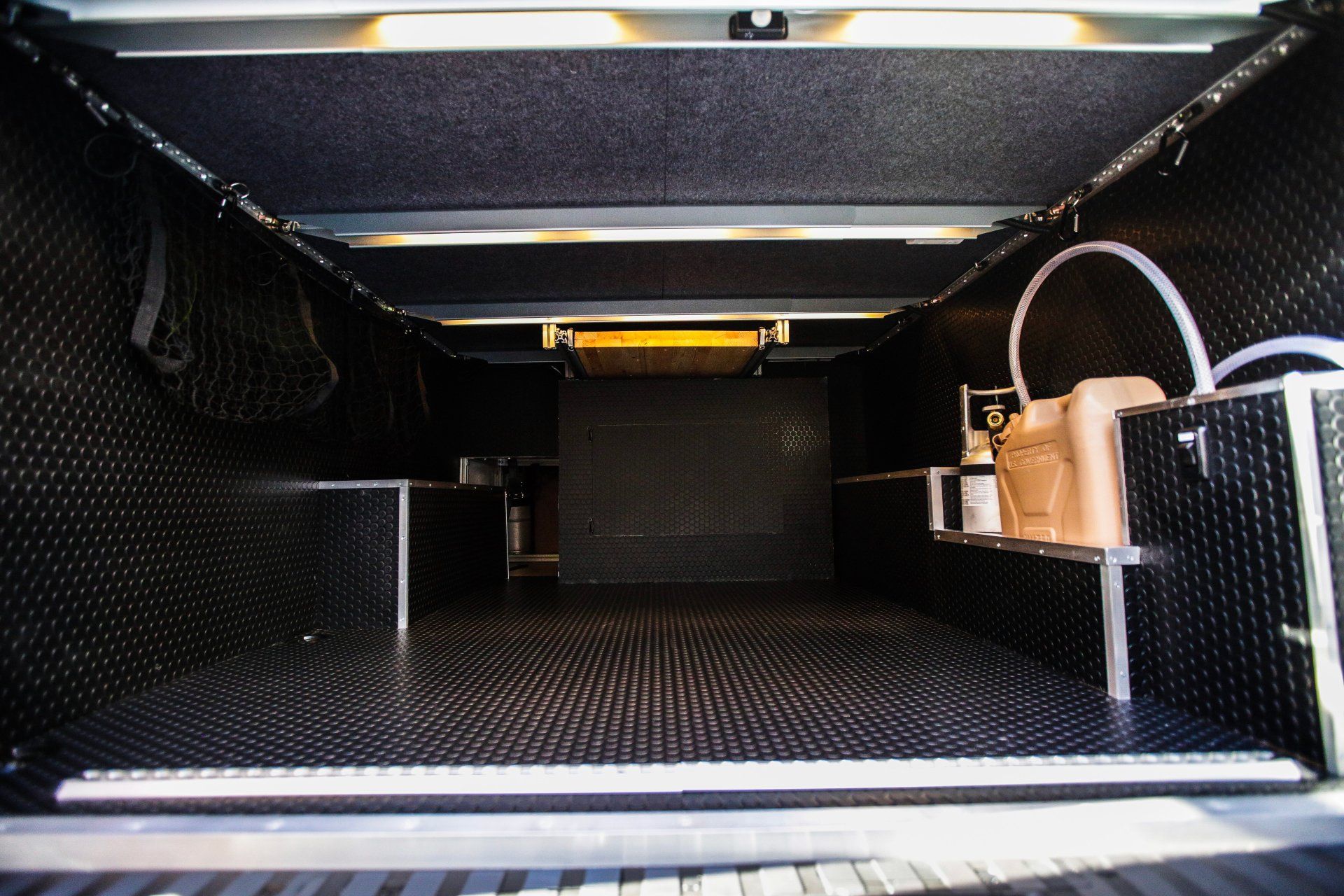 the inside of a vehicle with the number 3 on it