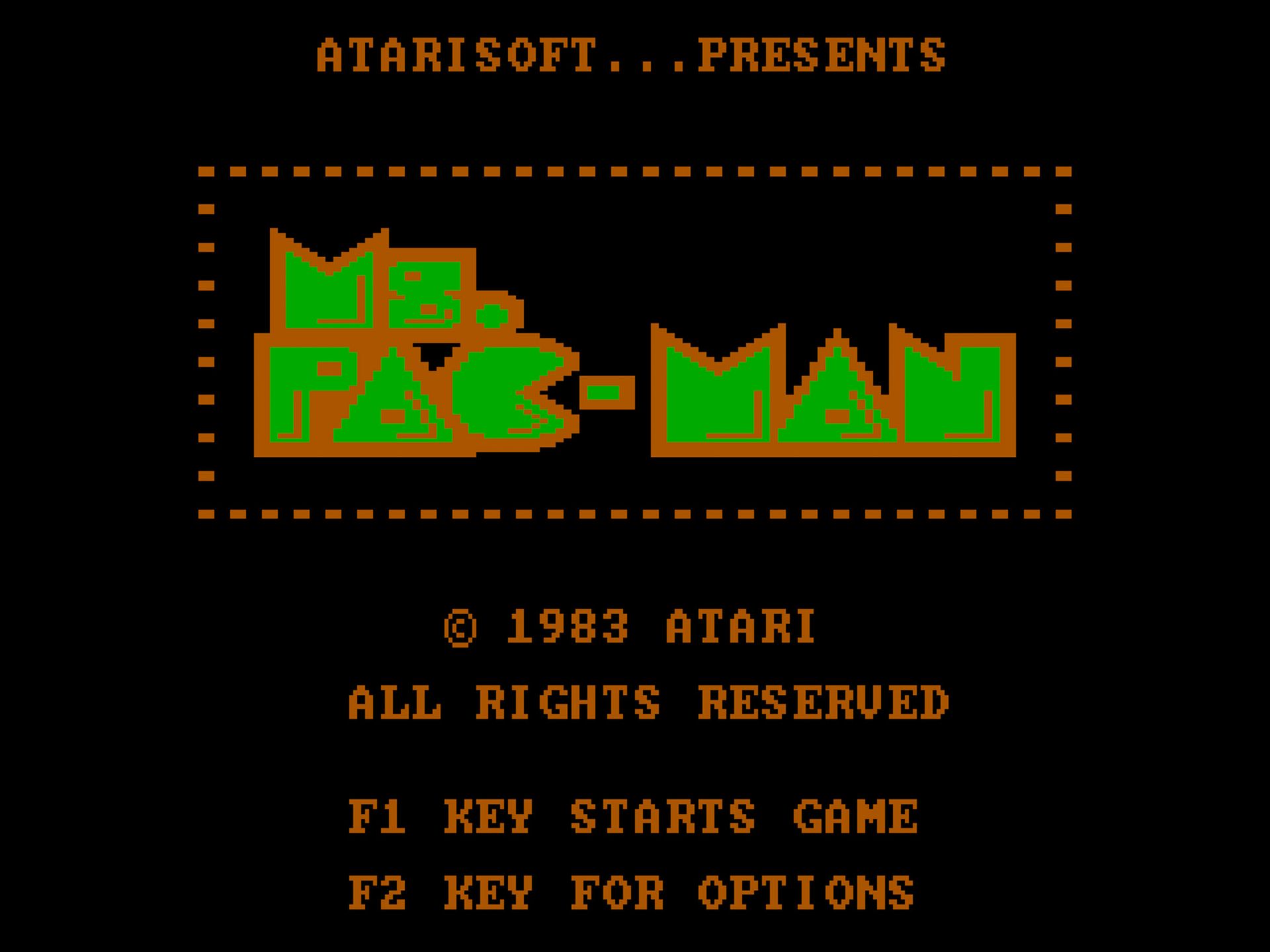 Screenshot Ms. Pac-Man