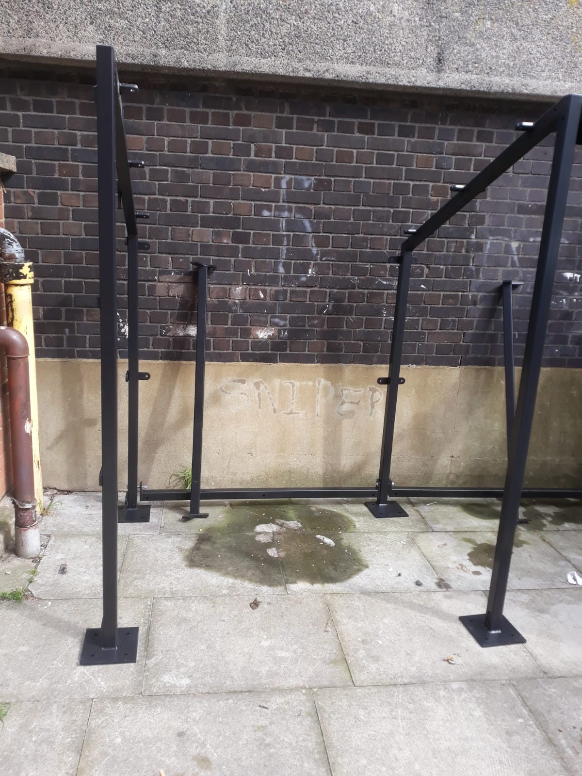 Bin enclosures – One housing projects