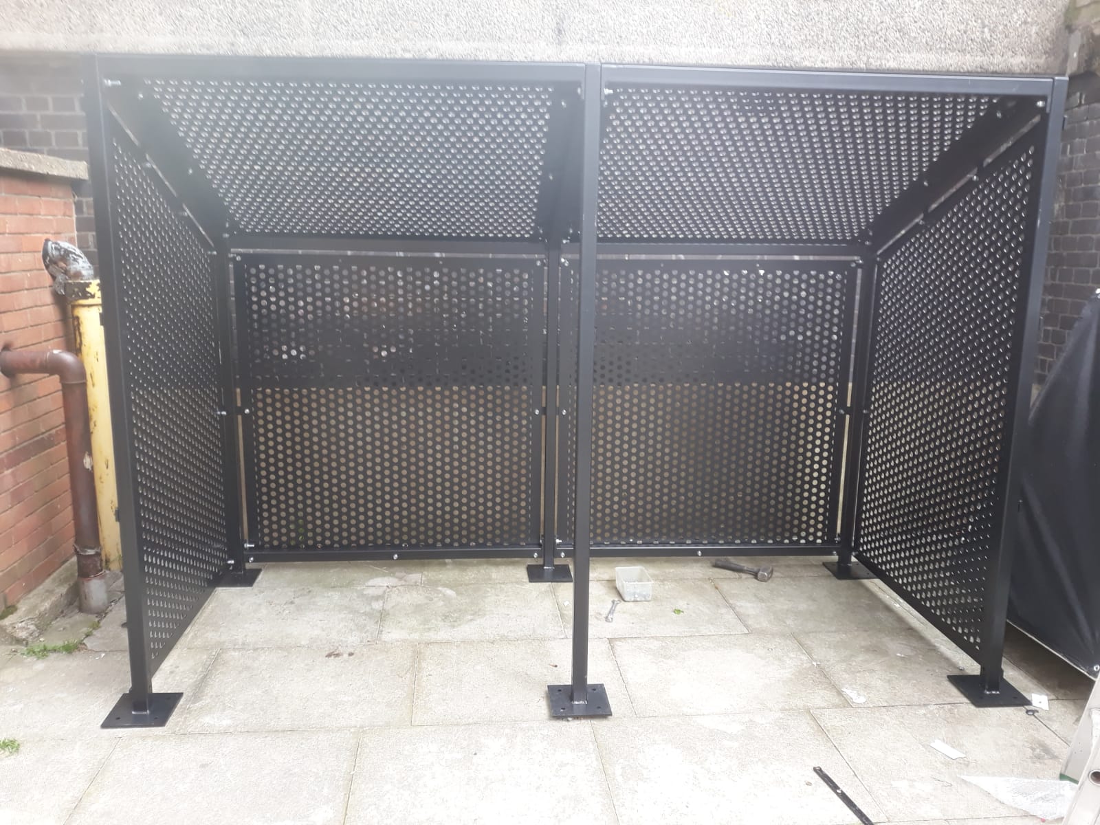 Bin enclosures – One housing projects