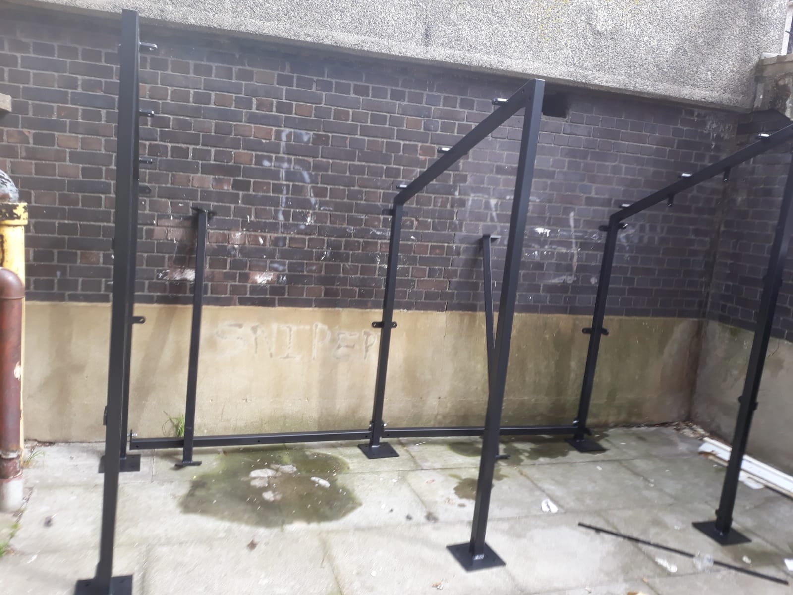 Bin enclosures – One housing projects