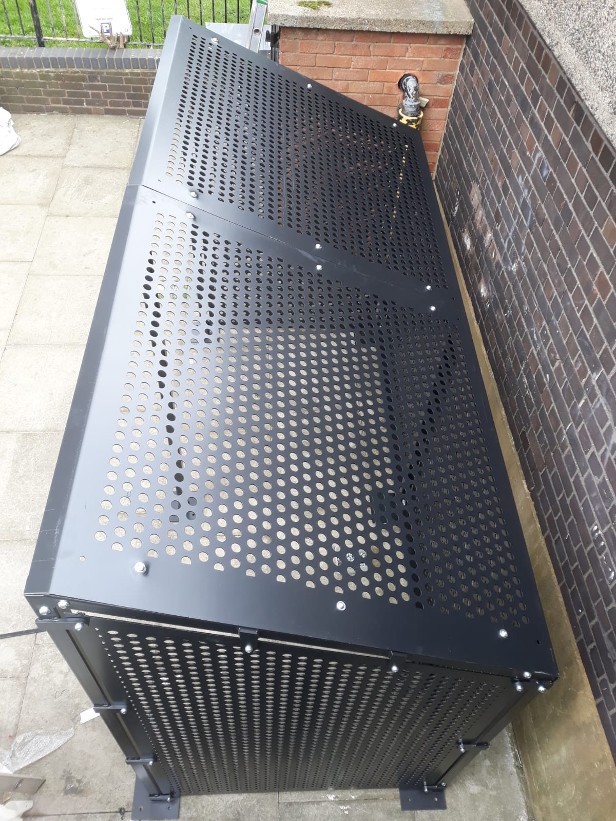 Bin enclosures – One housing projects