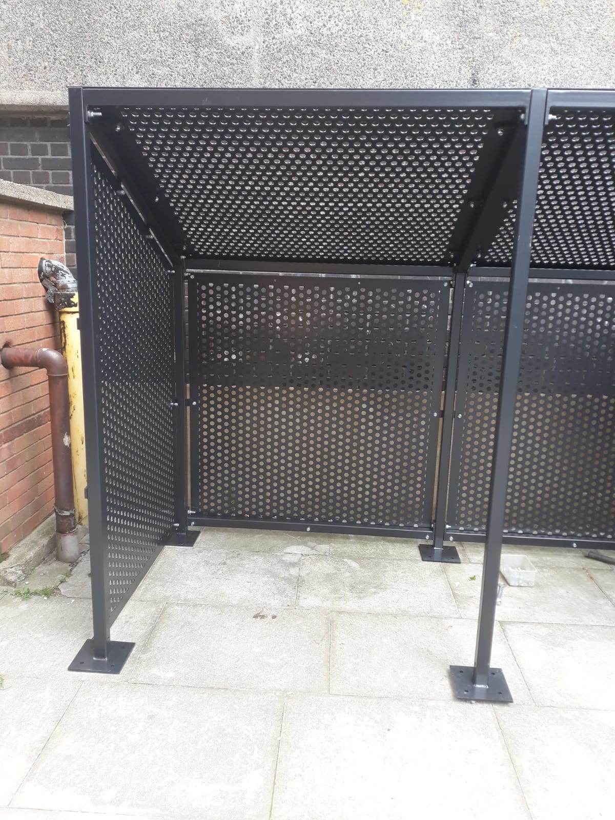 Bin enclosures – One housing projects