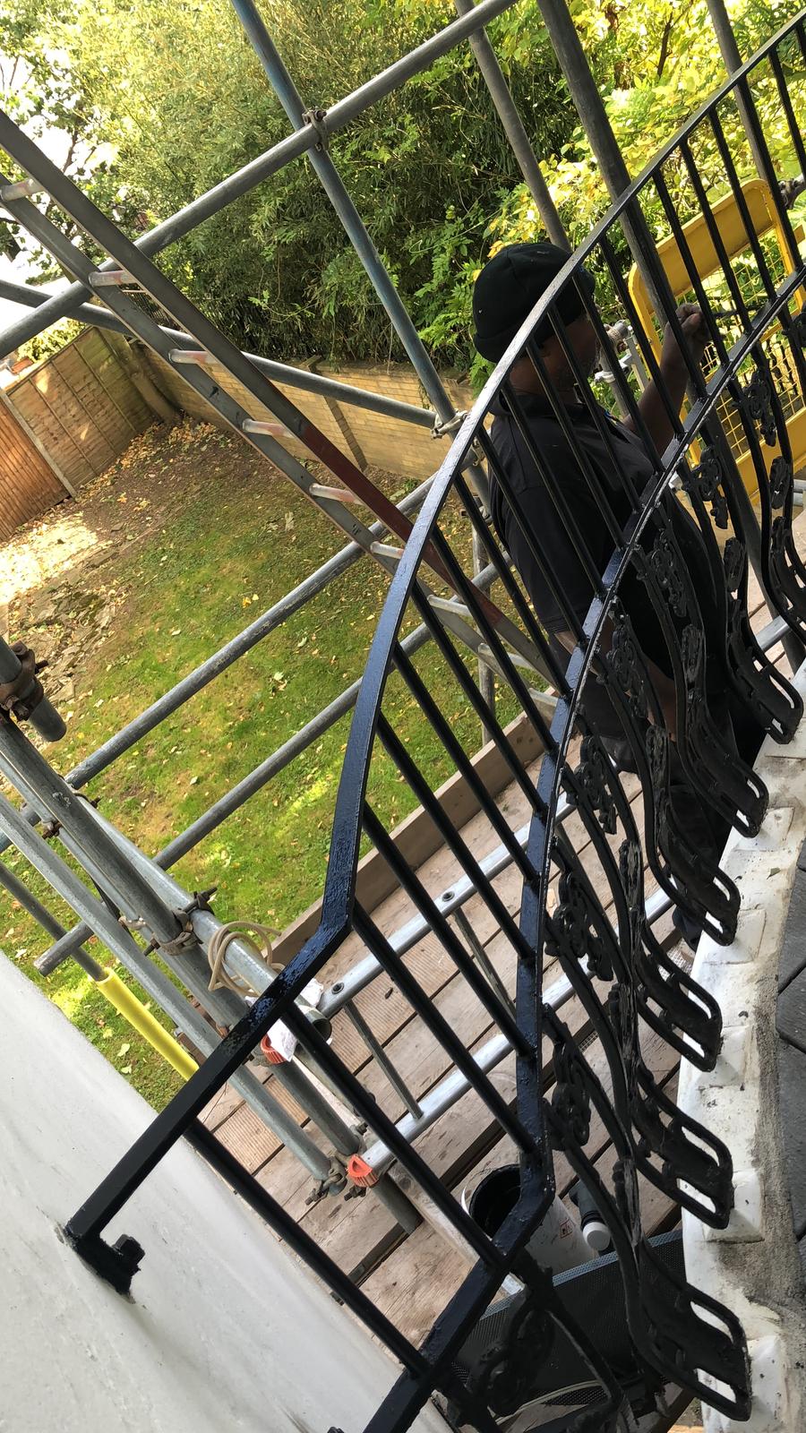 Curved Railing, Belsize park