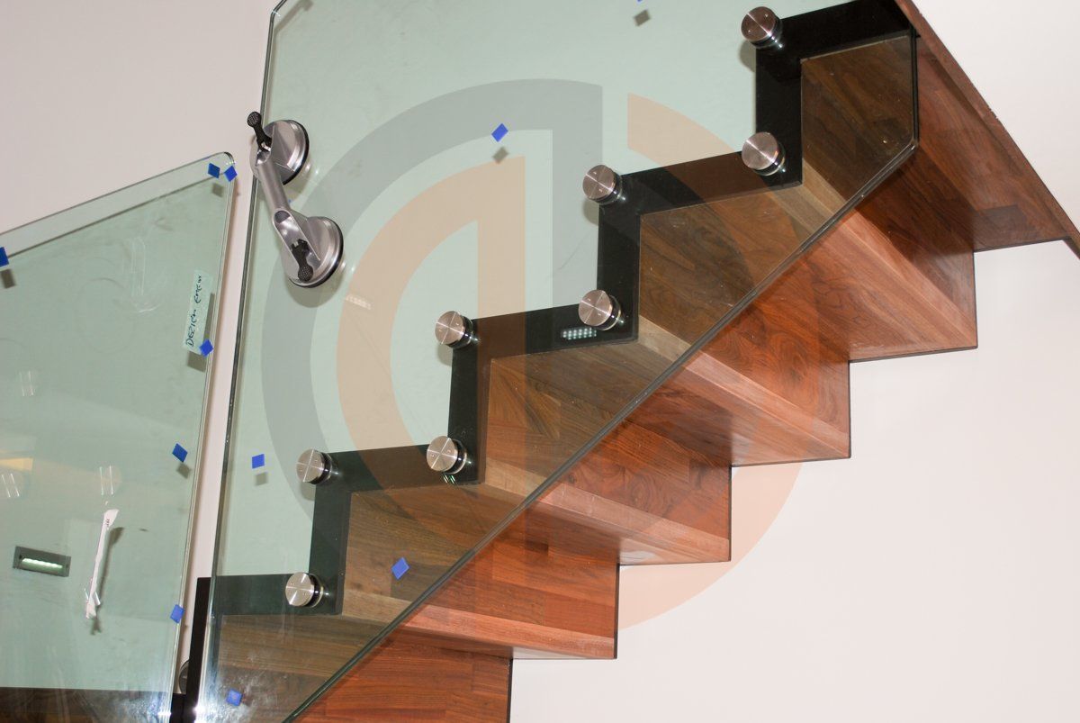 Profiled Stairs With Glass Balustrade Kings Cross