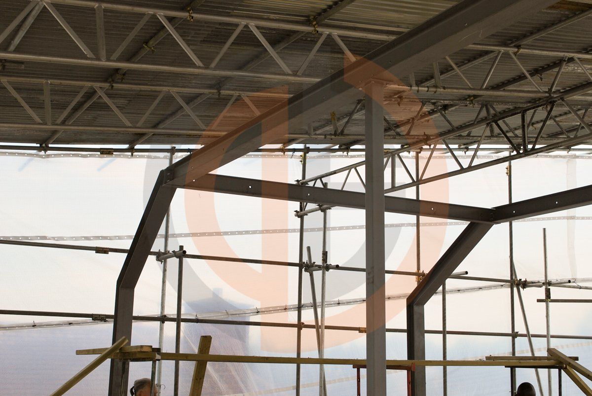 Structral steelwork to mansard Chigwell