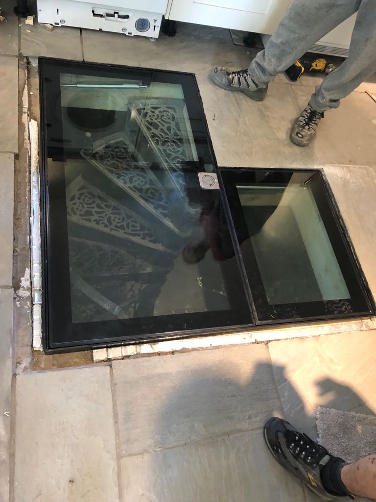 Trap door wine cellar – Putney