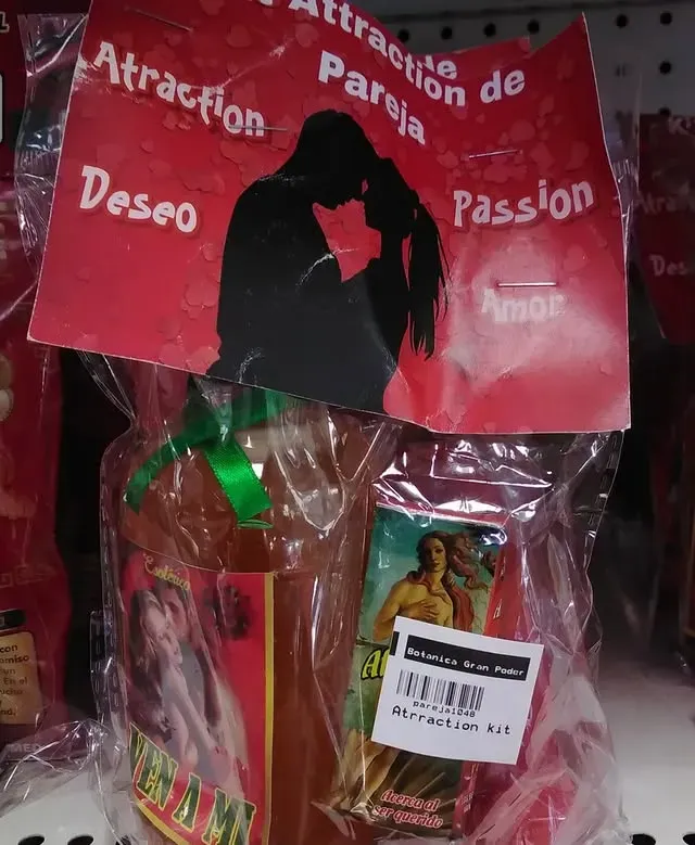 Package of items labeled